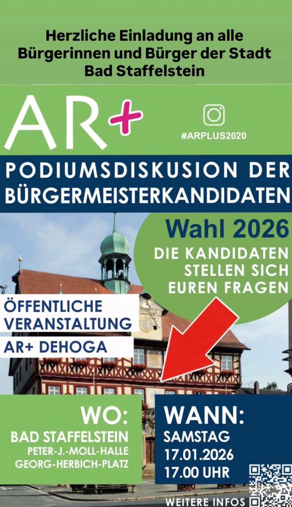 Einladung Podiumsdiskusion Bürgermeisterwahl 2026
