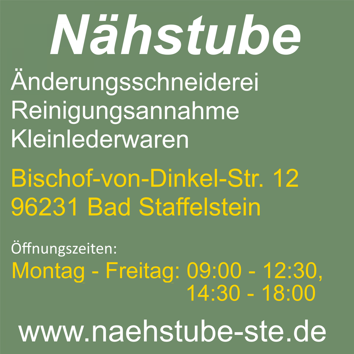 Nähstube Bad Staffelstein 